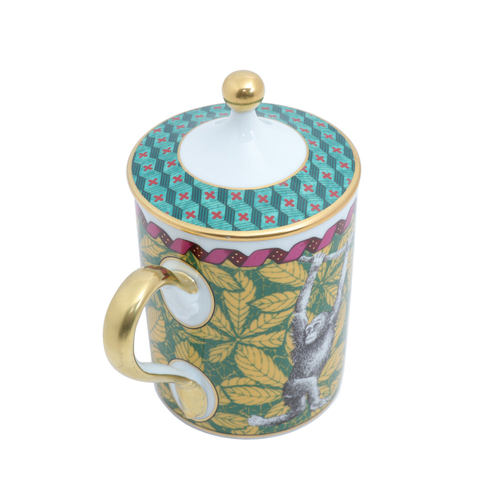 Richard Ginori Infusion Totem Scimmia Mug With Cover | Drinkware Richard Ginori Infusion Totem Scimmia Mug With Cover | Drinkware