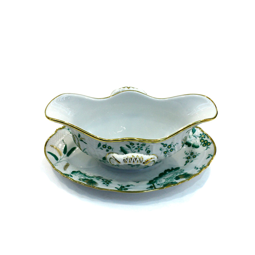 Richard Ginori Oro Di Doccia Giada Gravy Boat 9.4 cm | Dinnerware Richard Ginori Oro Di Doccia Giada Gravy Boat 9.4 cm | Dinnerware