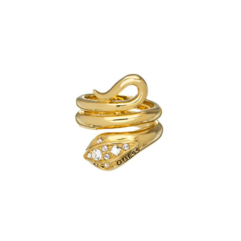 Guess Ring Spiral Snake Style With Stone Size 6.25