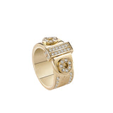 Guess Ring Logo With Pave Stones Size 7.75