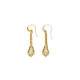 Guess Ladies Earring IP Gold Stainless Steel With Stones