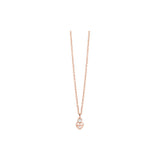 Guess Ladies Pendant IP Rose Gold Stainless Steel With Logo