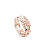 Guess Rose Gold Ring With Stone Size 7