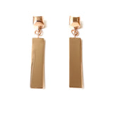 Guess Earring Ip Rosegold With Plaque