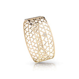 Guess Ladies Bangle IP Gold Stainless Steel With Heart Shape Design