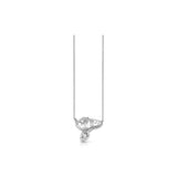 GuessÂ Fashion AccessoriesÂ Necklace Silver Color Logo & Snake Design