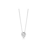 Guess Necklace Silver Color With Stone & Large Snake Head Pendant