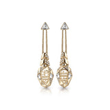 Guess Earring Ip Gold Snake With CrystalÂ 