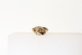 Guess Ring Ip Gold With Stone & Snake Head Design Size 8.25