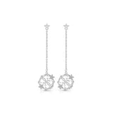 Guess Ladies Earring Stainless Steel With Logo & Stones