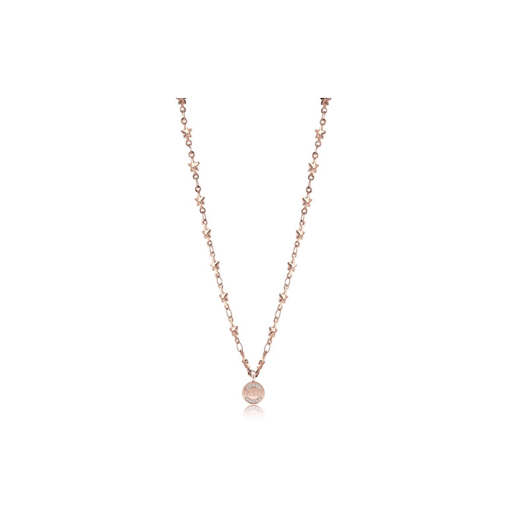 Crystal Necklace Guess Star Necklace Swarovski MP Symbolica Silver