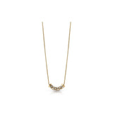GuessÂ Necklace Ip Gold With Coil Cystal Pendant