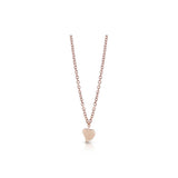 تخمين قلادة Ip Rosegold مع قلادة شعار القلب