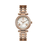 Gc Ladies Watch With Mother Of Pearl Dial & Stone On The Bezel
