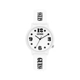 ساعة جيس نسائي/ رجالي كوارتز بهيكل و سوار من المطاط