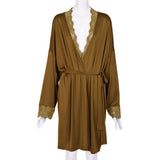 كيمونو نوم هانرو ليلى اخضر مقاس  S