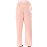 بنطلون هانرو للنوم طوبل منسوج ازرق نقي  مقاس L