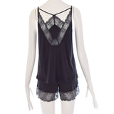 طقم بيجاما هانرو جولينا قصيرة لون السيراميك مقاس L