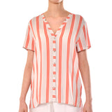 بنطلون هانرو للنوم منسوج بخطوط الباستيل مقاس S