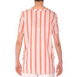 بنطلون هانرو للنوم منسوج بخطوط الباستيل مقاس S