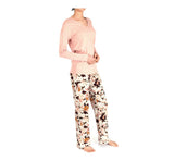 قميص هانرو أكمام قصيرة لون وردي مقاس XS