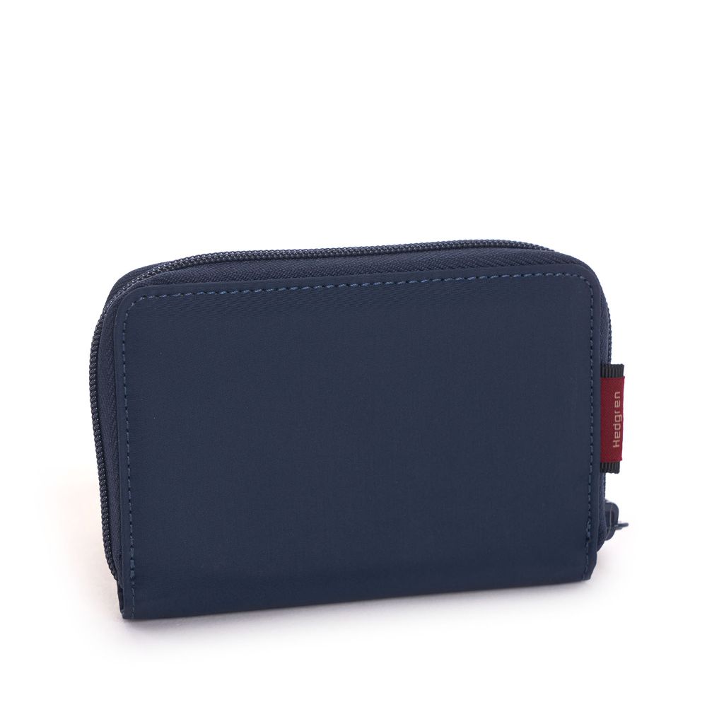 Hedgren Follis Krona Zip Around Wallet 13Cm Dress Blue Dress Bluesize ...