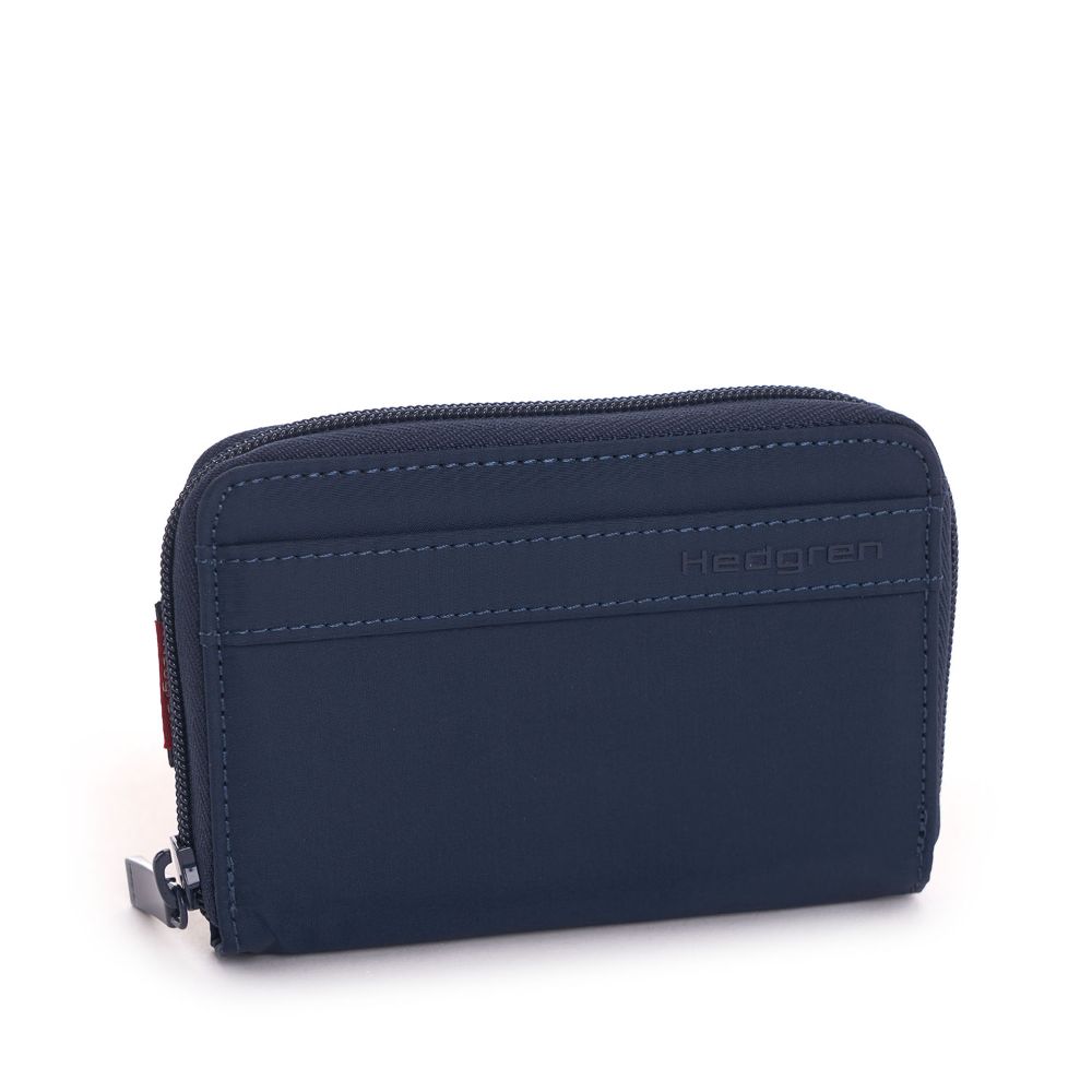 Hedgren Follis Krona Zip Around Wallet 13Cm Dress Blue Dress Bluesize ...
