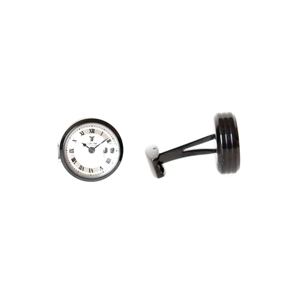 Helvetic-Tf Cufflink In Black Pvd Coated Steel | Accessories | Cufflink | Cufflinks | Eid Gifts | EID2021 | GCC | Mens | SP Helvetic-Tf Cufflink In Black Pvd Coated Steel | Accessories | Cufflink | Cufflinks | Eid Gifts | EID2021 | GCC | Mens | SP