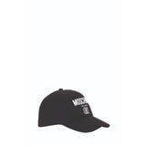 Moschino Kids Boy's Black Cotton Cap