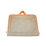 Hartmann Tweed Belting Garment Bag Natural Tweed - Blue Salon
