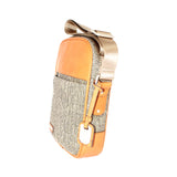 Hartmann Tweed Belting Small Cross Shouler Natural Tweed - Blue Salon