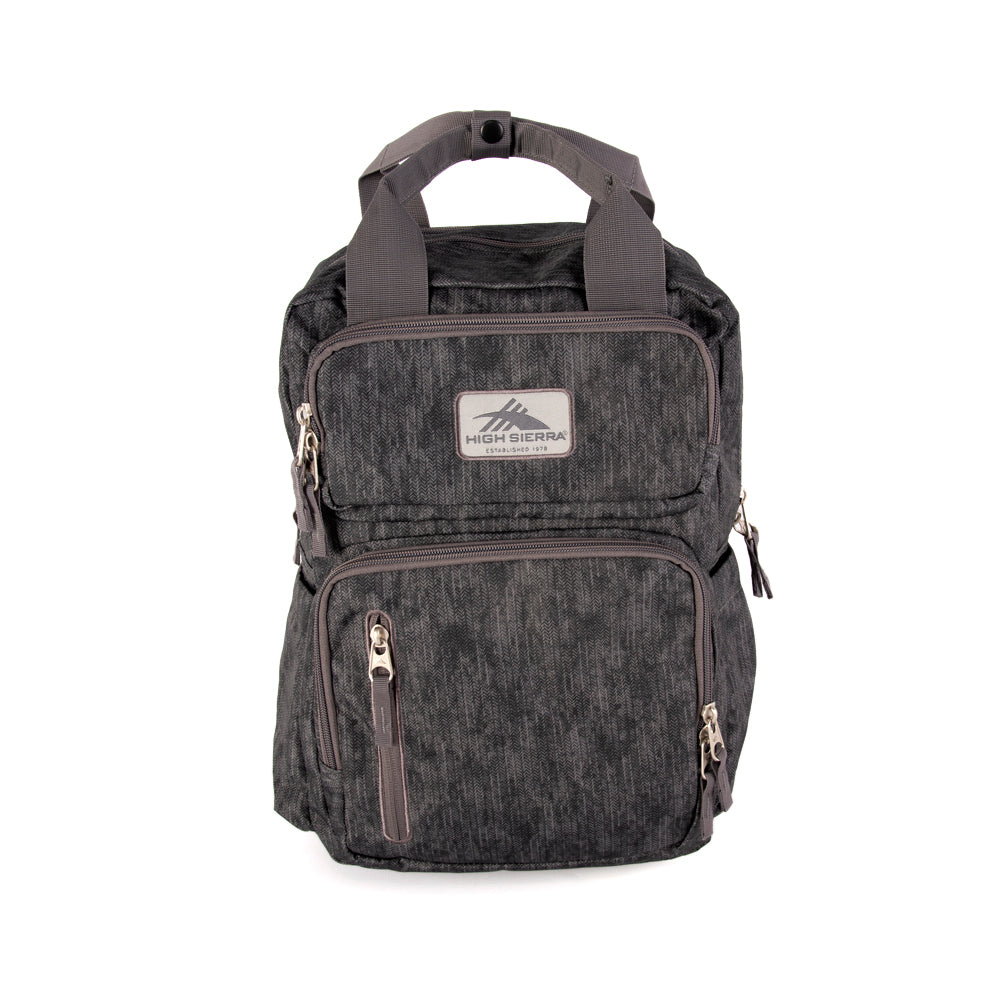 high sierra mini backpack 2.0 Pera Luggage Dedicated MP3 player pocket with headphone port Mini Backpack Lunchkit Backpack High