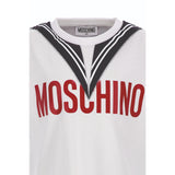 Moschino Kids Boy's White Sailor-Style Logo T-Shirt