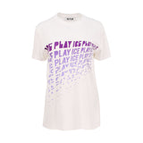 Ice Play Women's Logo Print White T-Shirt