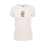Ice Play Women's White T-Shirt With Logo