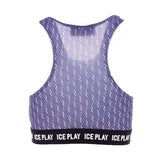 Ice Play Women's Blue Printed Top Jersey