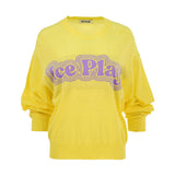 Ice Play Women's Logo Print Yellow Top