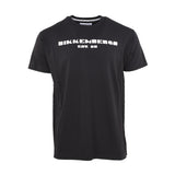  BIKKEMBERG Logo Print Black T-Shirt For Men