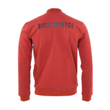 Bikkembergs Men's Logo Print Solid Red Jacket For Men