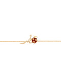 Michella 18 Ct Gold Diamond Bracelet With Enamel Basic