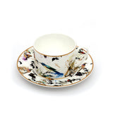 Roberto Cavalli GardenS Birds Tea Cup  Saucer 86x59Cm/155Cm Set of 6