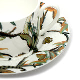 Roberto Cavalli Tropical Flower Tea Cup Saucer 86x59Cm/155Cm Set of 6