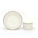 Roberto Cavalli Lizzard Platin Tea CupÃŠ Saucer 86x59Cm/155Cm Set of 6