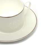 Roberto Cavalli Lizzard Platin Tea CupÃŠ Saucer 86x59Cm/155Cm Set of 6