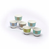 Roberto Cavalli Lizzard Sunrise Luxury box Set 6 Pcs Arabic Cup
