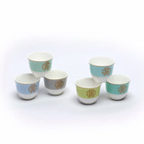 Roberto Cavalli Lizzard Sunrise Luxury box Set 6 Pcs Arabic Cup