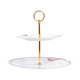 Decoration One Porcelain 2 Tier Cake Stand