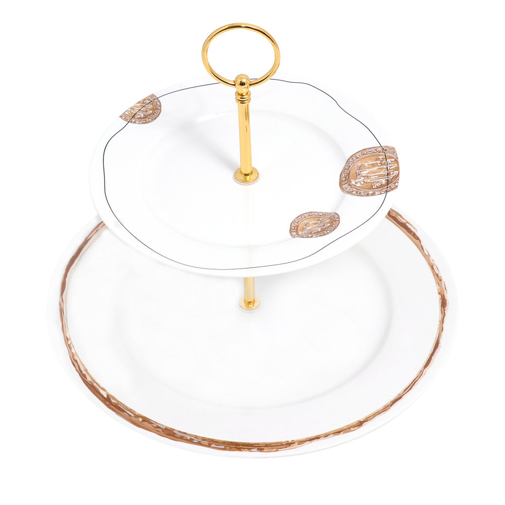 Decoration One Porcelain 2 Tier Cake Stand | Cake Stand Decoration One Porcelain 2 Tier Cake Stand | Cake Stand