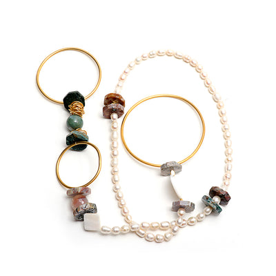 Chillout Long Natural Stones Necklace Basic