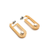 Rebecca R-Zero Pearl Hoop Earrings